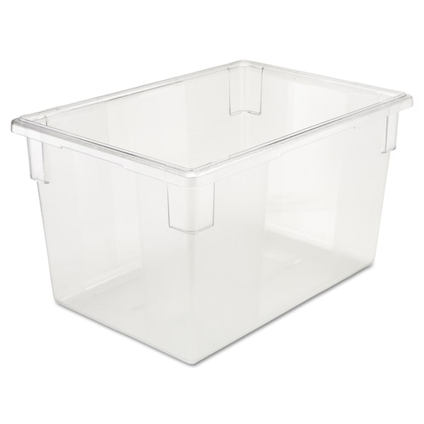 Rubbermaid Commercial Food/Tote Boxes, 21 1/2gal, 26w x 18d x 15h, Clear FG330100CLR - main